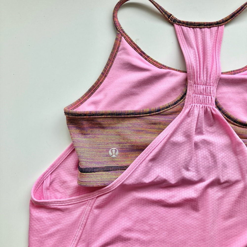 Pink Racerback Tank Top - Picture 4 of 5